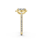 Oval Cut Lab-Grown Diamond Halo Ring