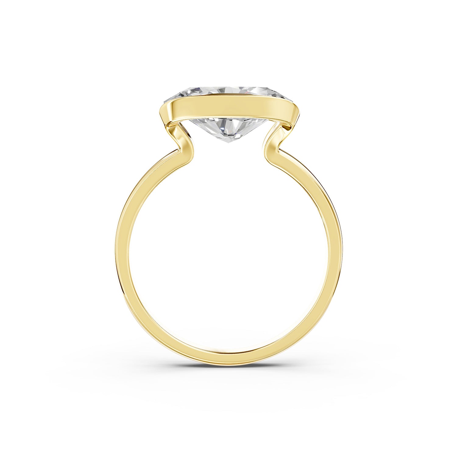 Oval Cut Lab-Grown Diamond Solitaire Ring