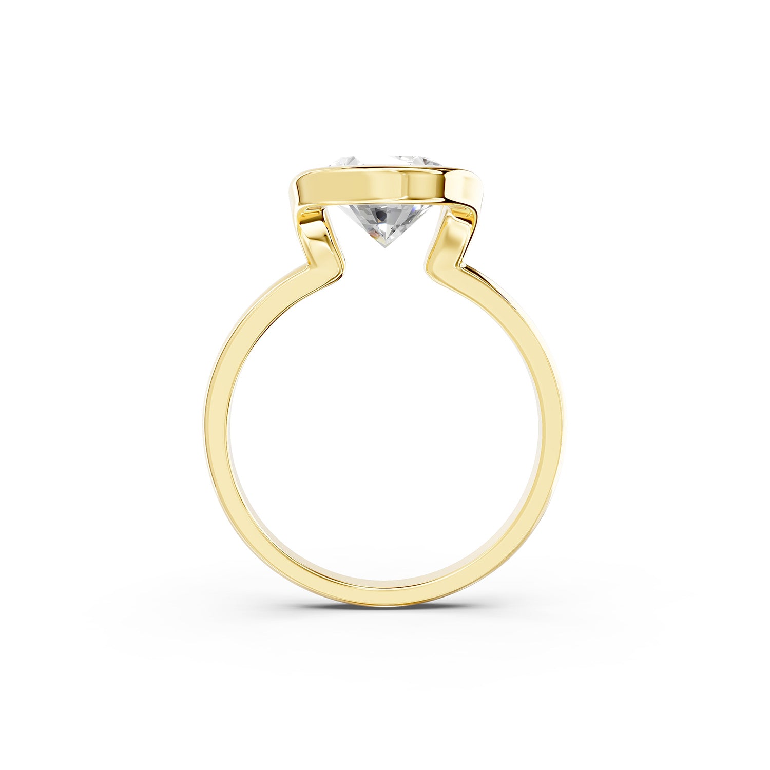 Oval Cut Lab-Grown Diamond Solitaire Ring