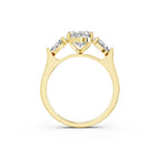 Oval Cut Lab-Grown Diamond Three-Stone Ring