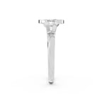 Emerald Cut Lab-Grown Diamond Solitaire Ring