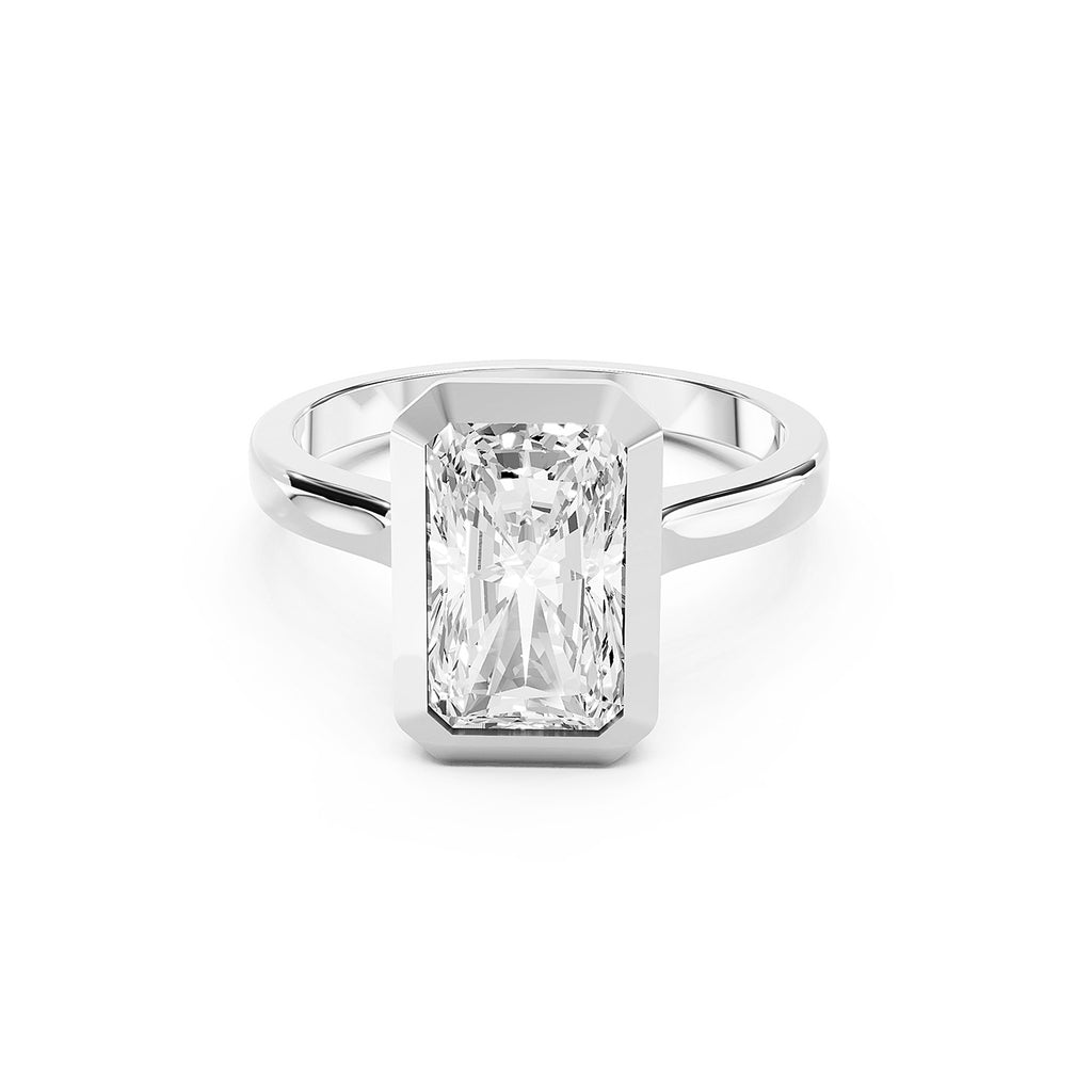 Radiant Cut Lab-Grown Diamond Solitaire Ring