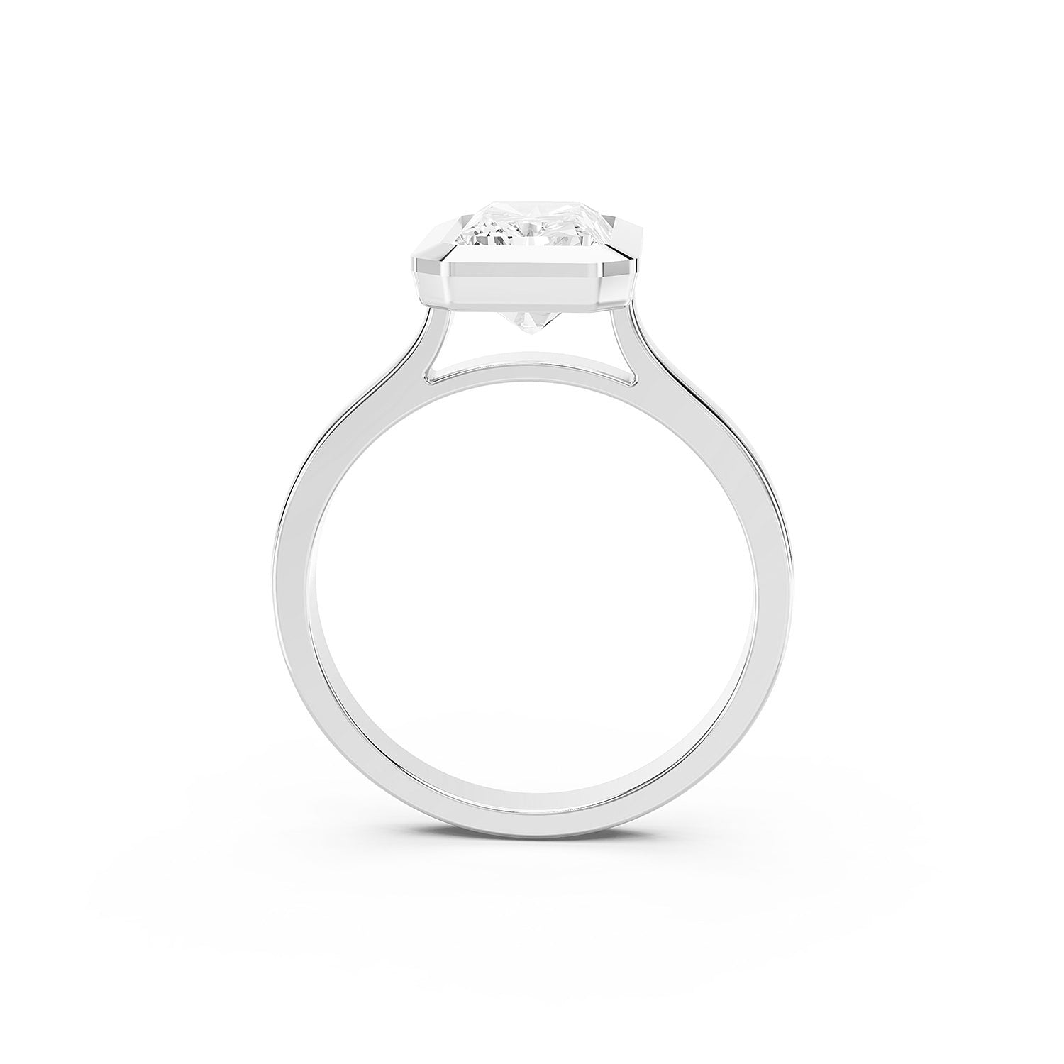 Radiant Cut Lab-Grown Diamond Solitaire Ring