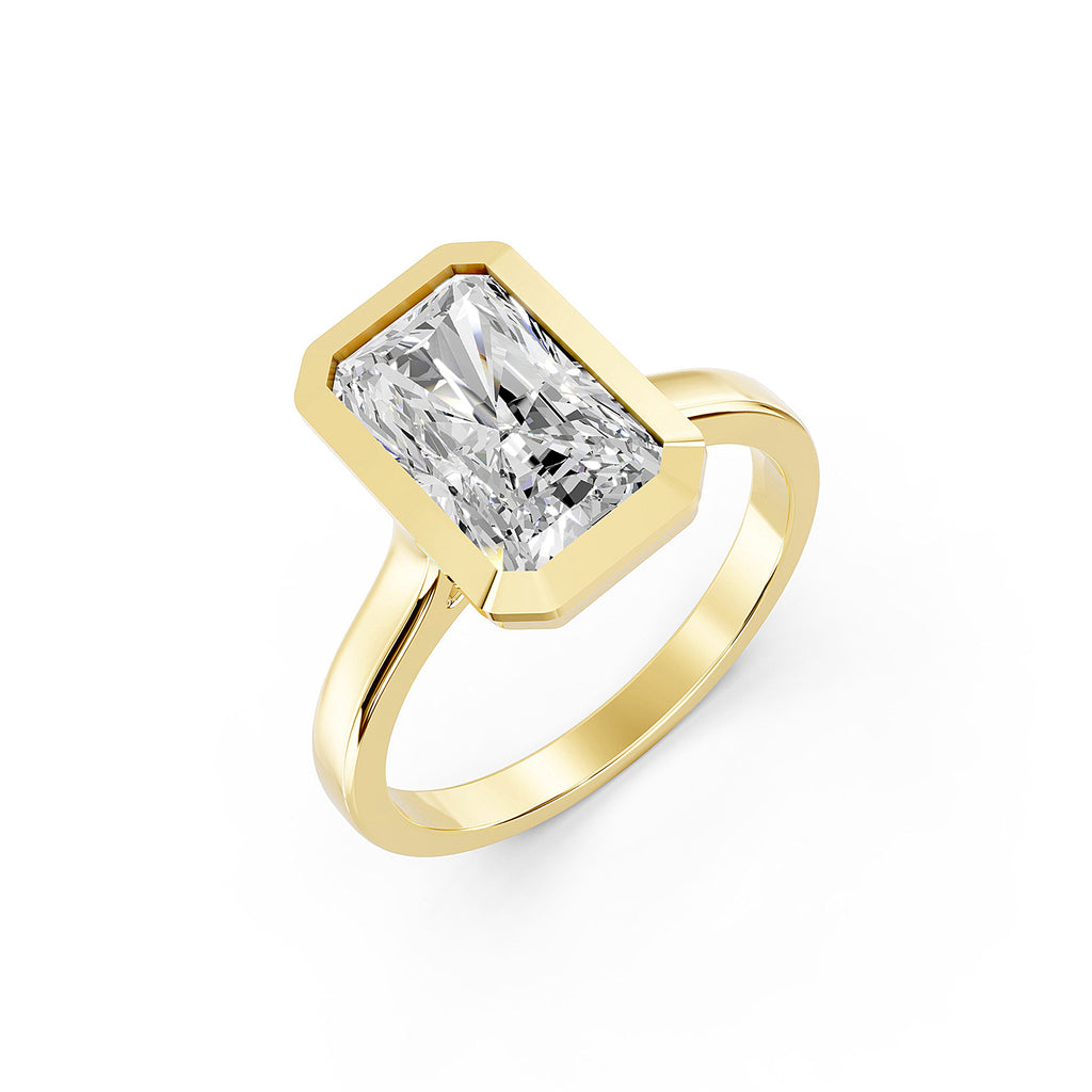Radiant Cut Lab-Grown Diamond Solitaire Ring