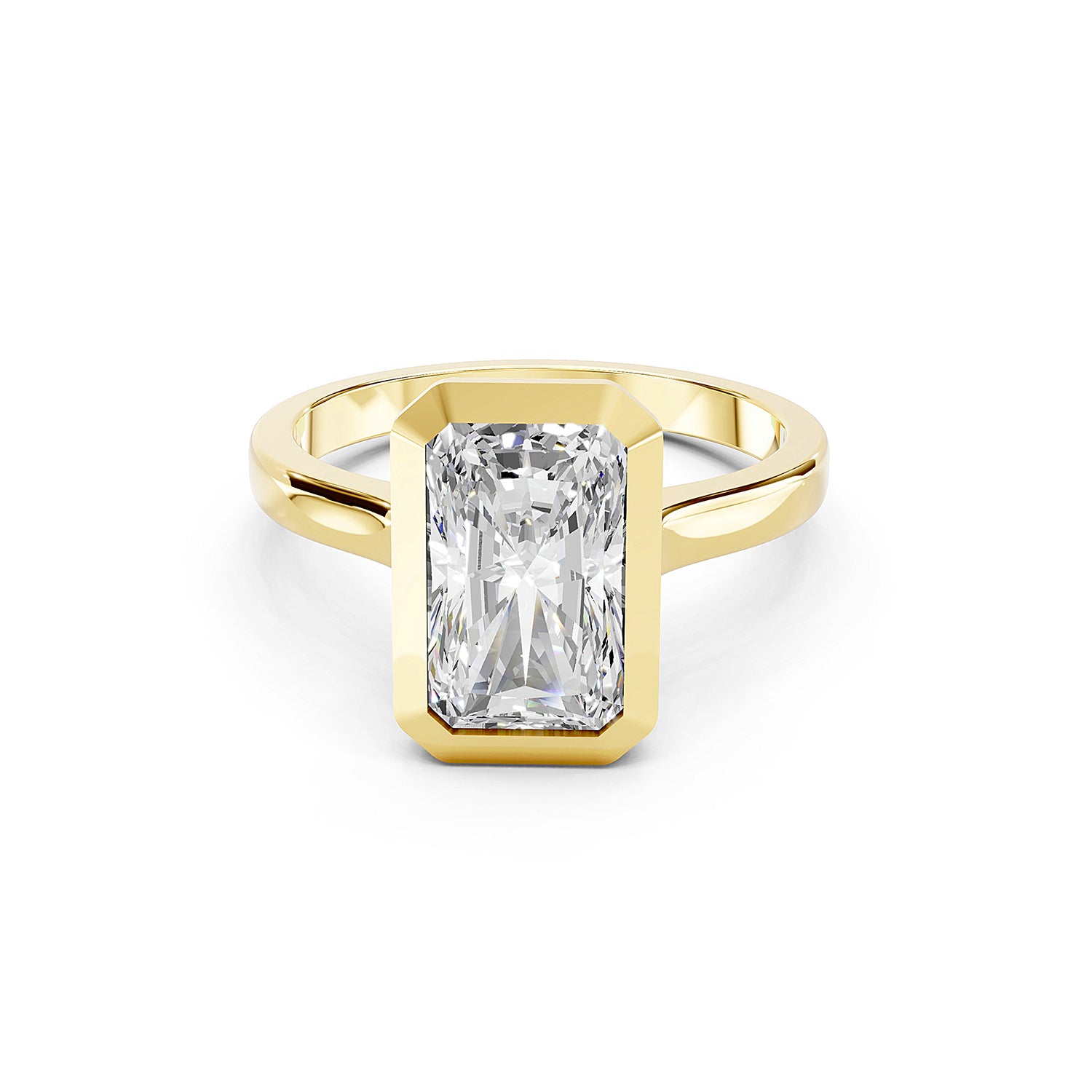 Radiant Cut Lab-Grown Diamond Solitaire Ring