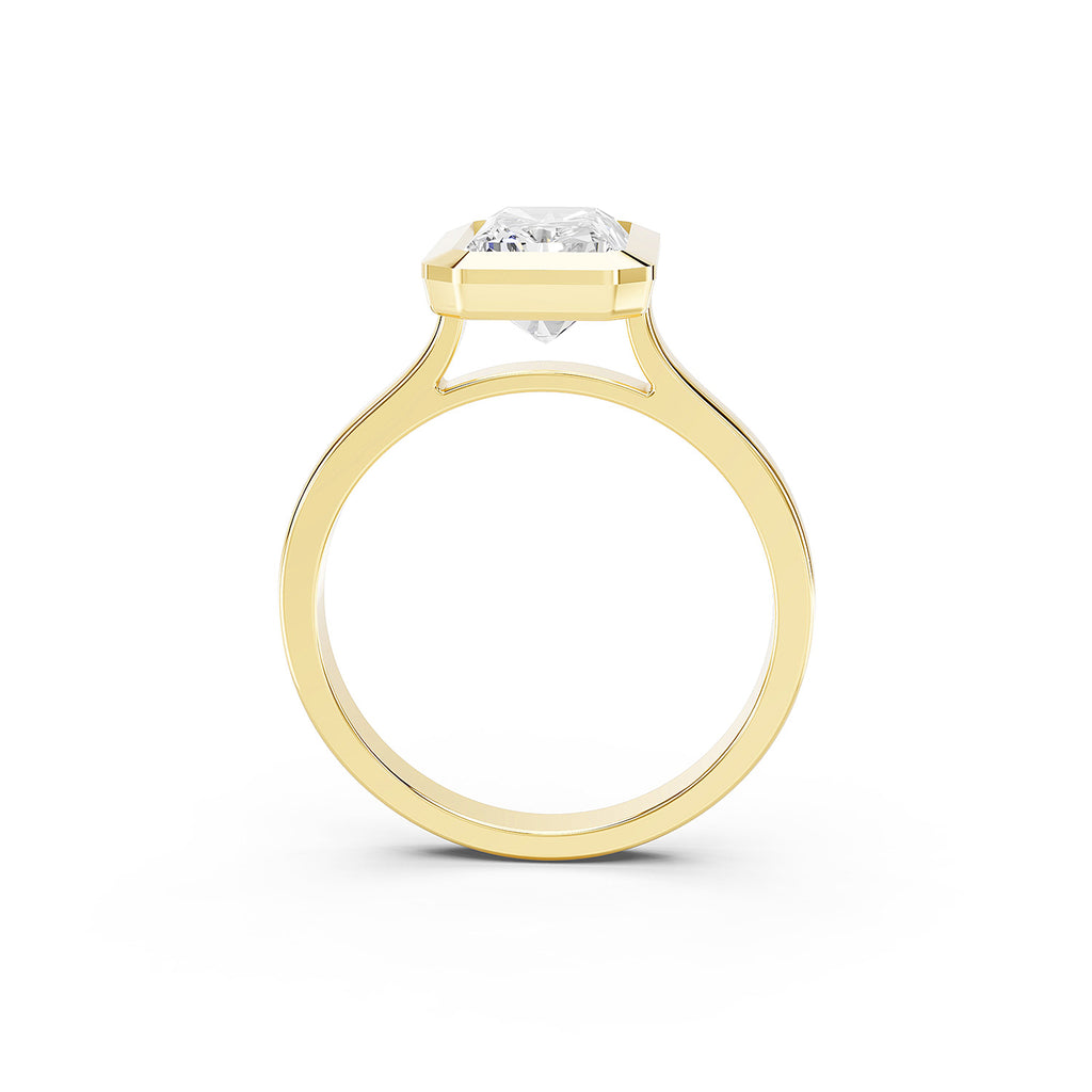 Radiant Cut Lab-Grown Diamond Solitaire Ring