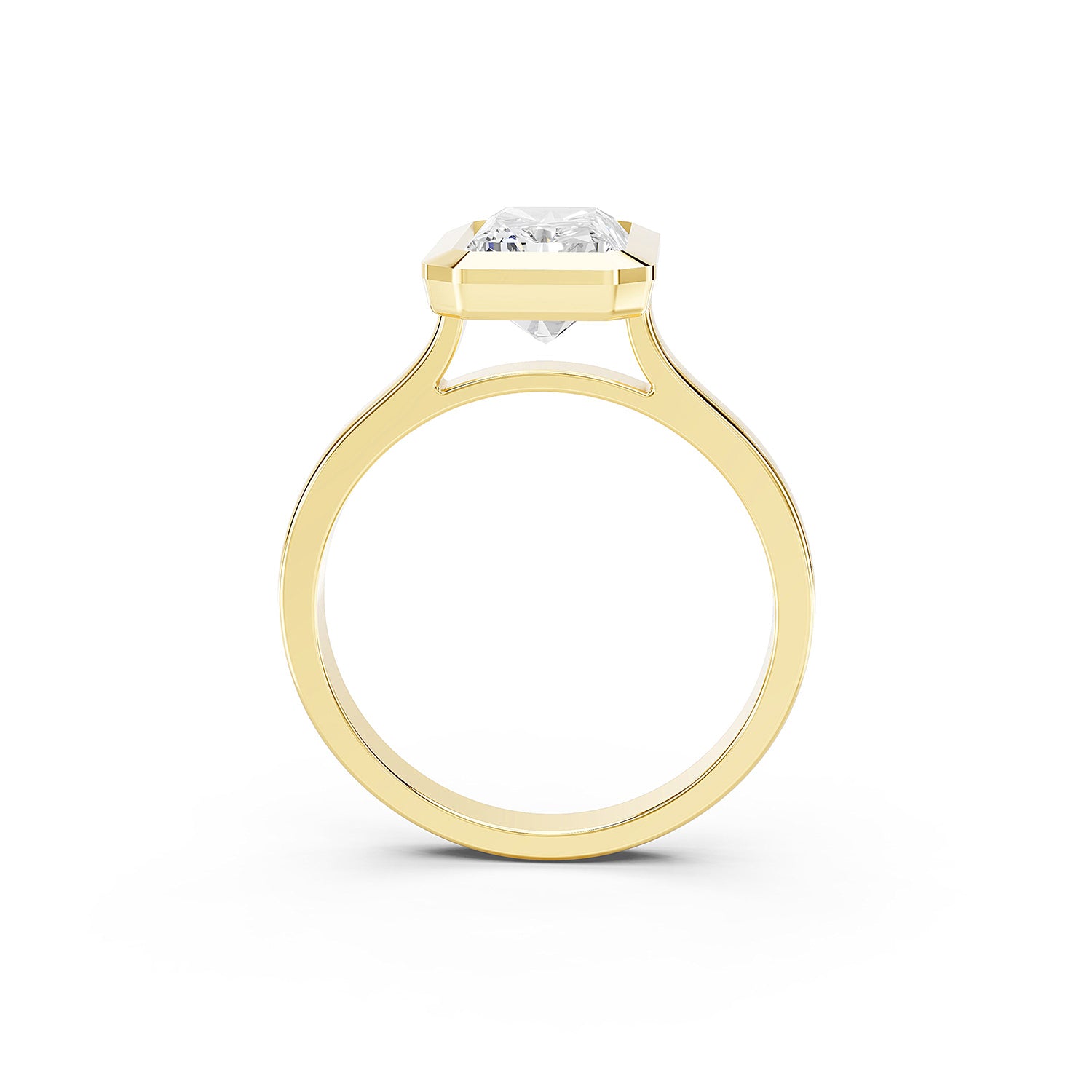 Radiant Cut Lab-Grown Diamond Solitaire Ring