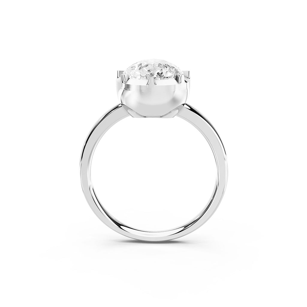 Round Cut Lab-Grown Diamond Solitaire Ring