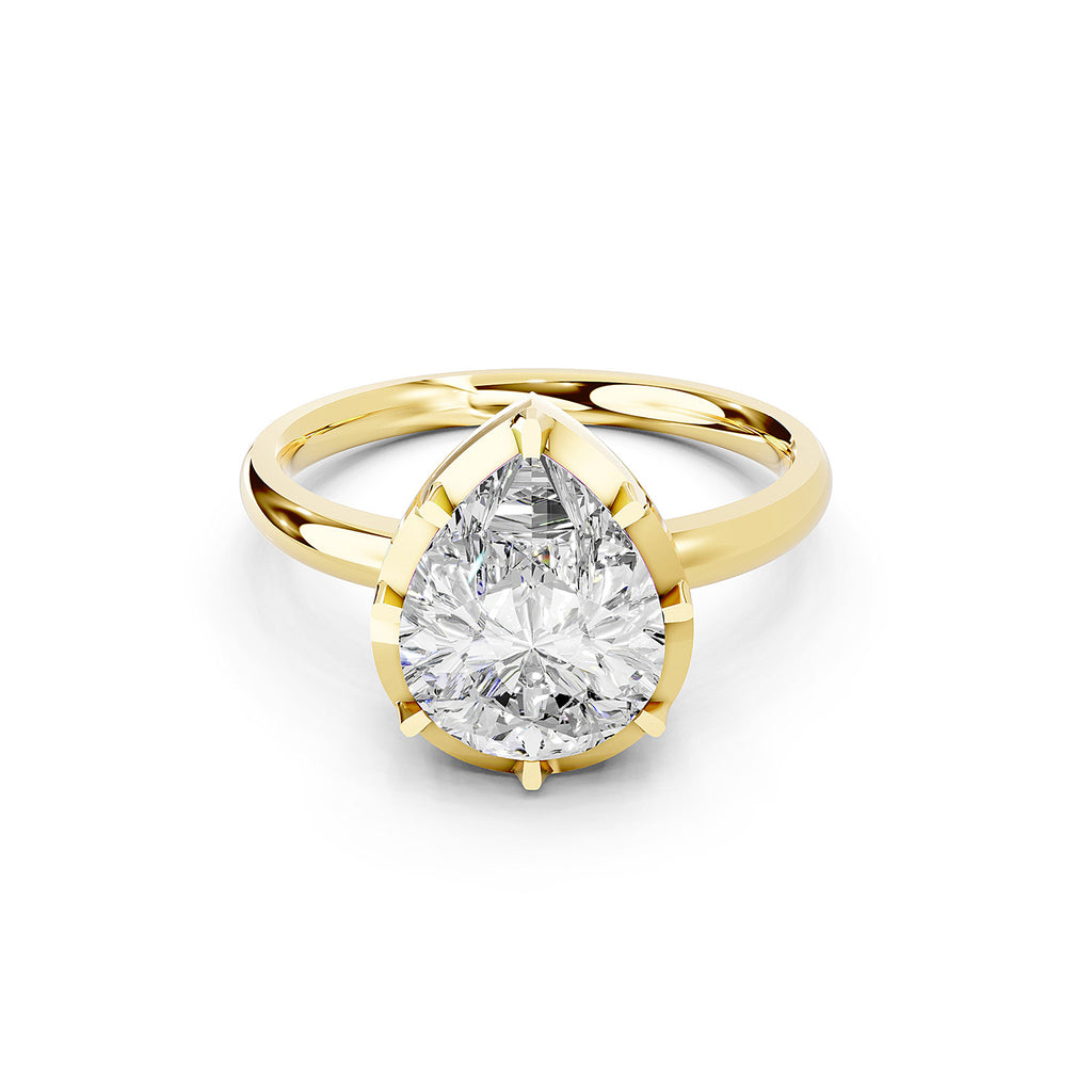Round Cut Lab-Grown Diamond Solitaire Ring