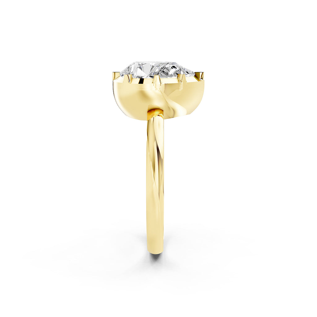 Round Cut Lab-Grown Diamond Solitaire Ring