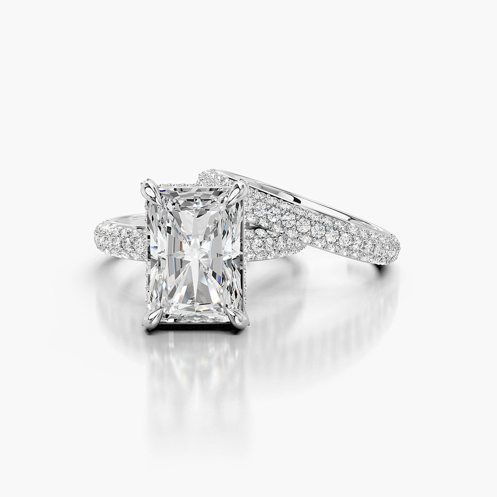 Radiant Cut Lab-Grown Diamond Bridal Ring