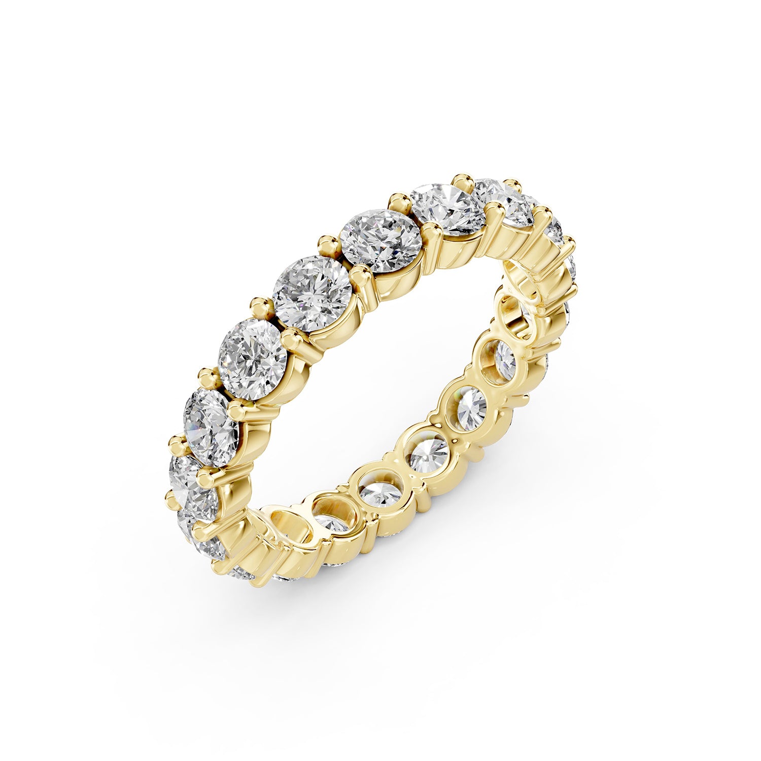 Round Lab-Grown Diamond Eternity Ring