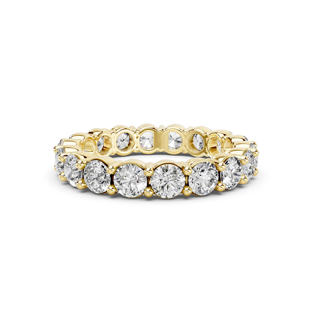 Round Lab-Grown Diamond Eternity Ring