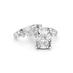 Oval Cut Lab-Grown Diamond Bridal Ring Set