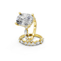 Oval Cut Lab-Grown Diamond Bridal Ring Set