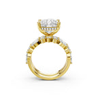 Oval Cut Lab-Grown Diamond Bridal Ring Set