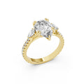 ear Shape Lab-Grown Diamond Engagement Ring