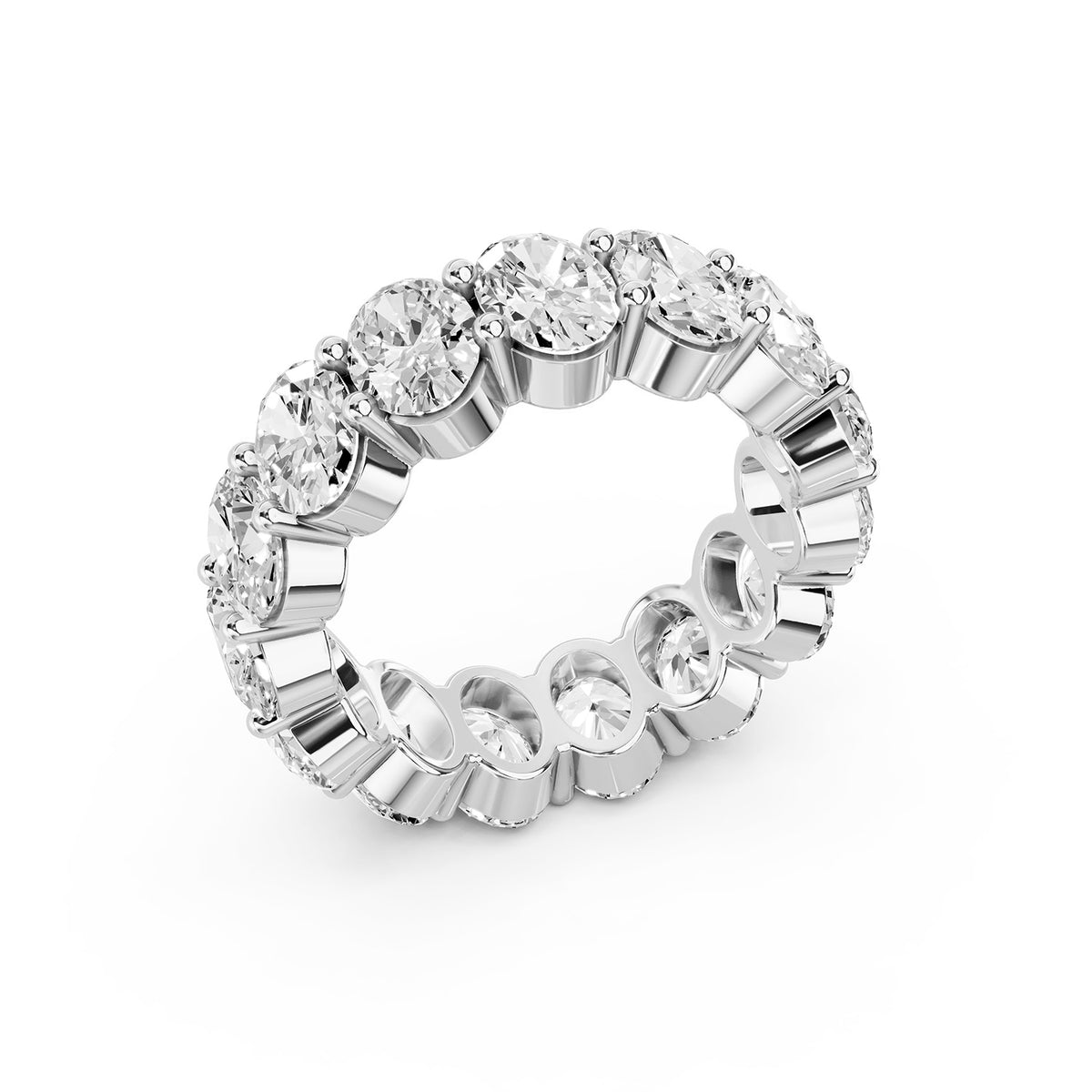 ear Cut Lab-Grown Diamond Eternity Ring