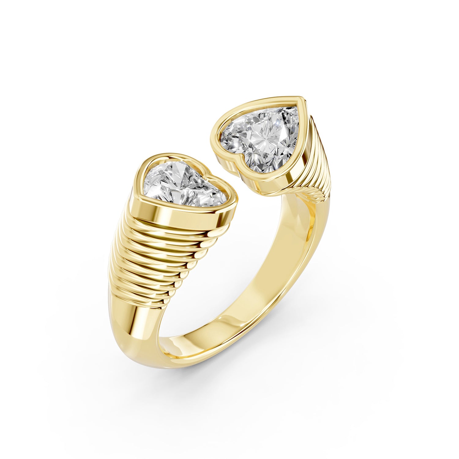 pen Cuff Lab-Grown Diamond Ring