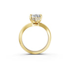 Oval Lab-Grown Diamond Solitaire Ring