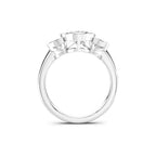 Oval Cut Lab-Grown Diamond Three-Stone Ring
