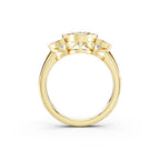 Oval Cut Lab-Grown Diamond Three-Stone Ring