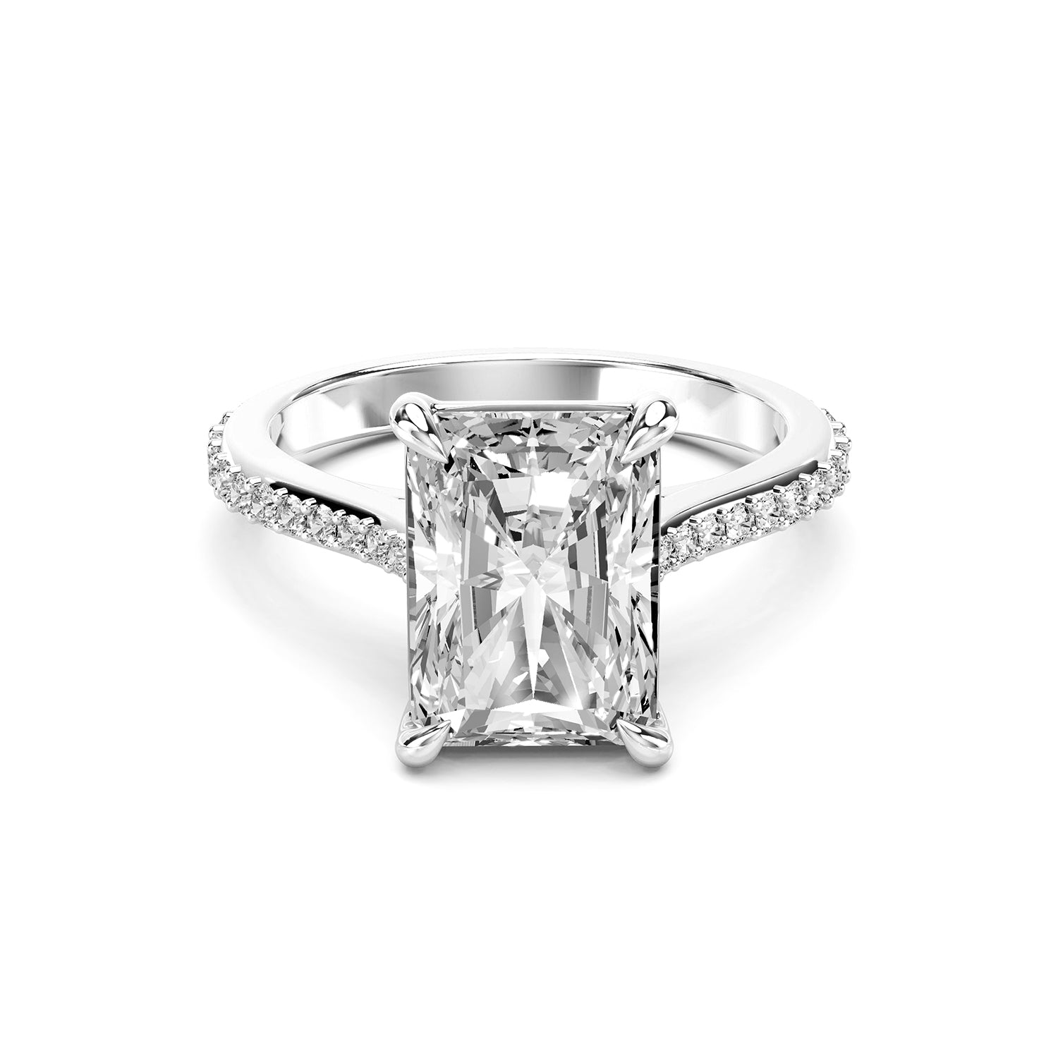 Radiant Cut Lab-Grown Diamond Engagement Ring