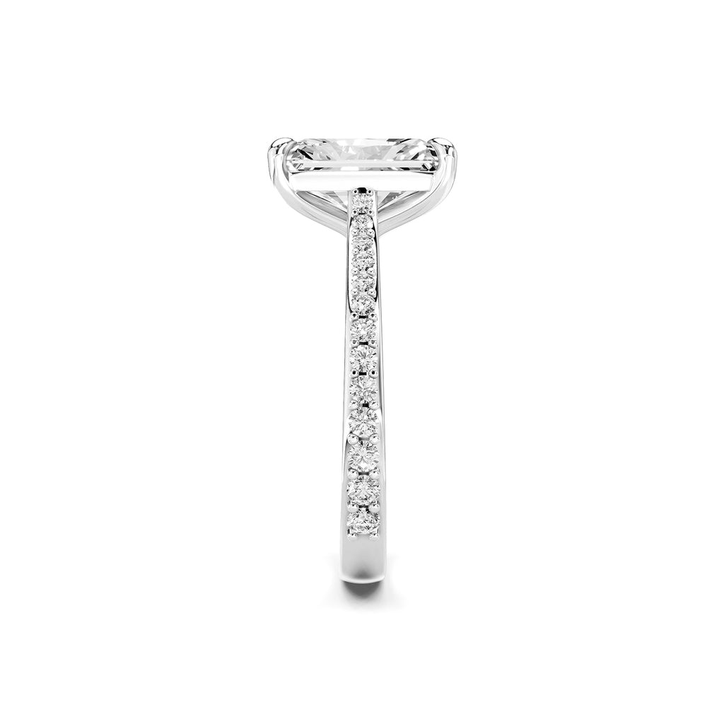 Radiant Cut Lab-Grown Diamond Engagement Ring
