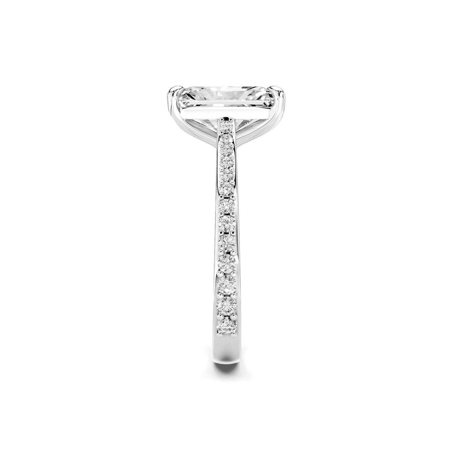 Radiant Cut Lab-Grown Diamond Engagement Ring