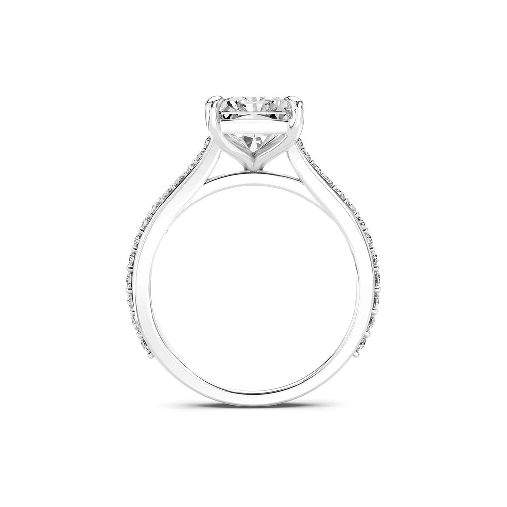 Radiant Cut Lab-Grown Diamond Engagement Ring