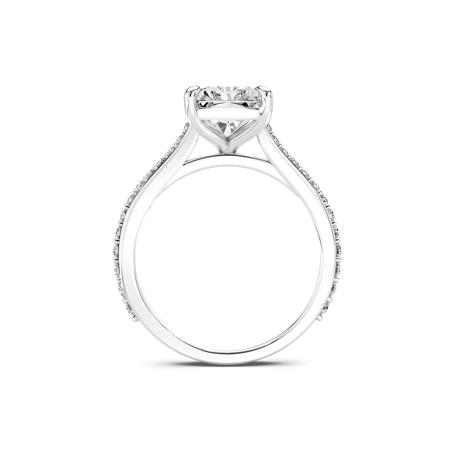 Radiant Cut Lab-Grown Diamond Engagement Ring