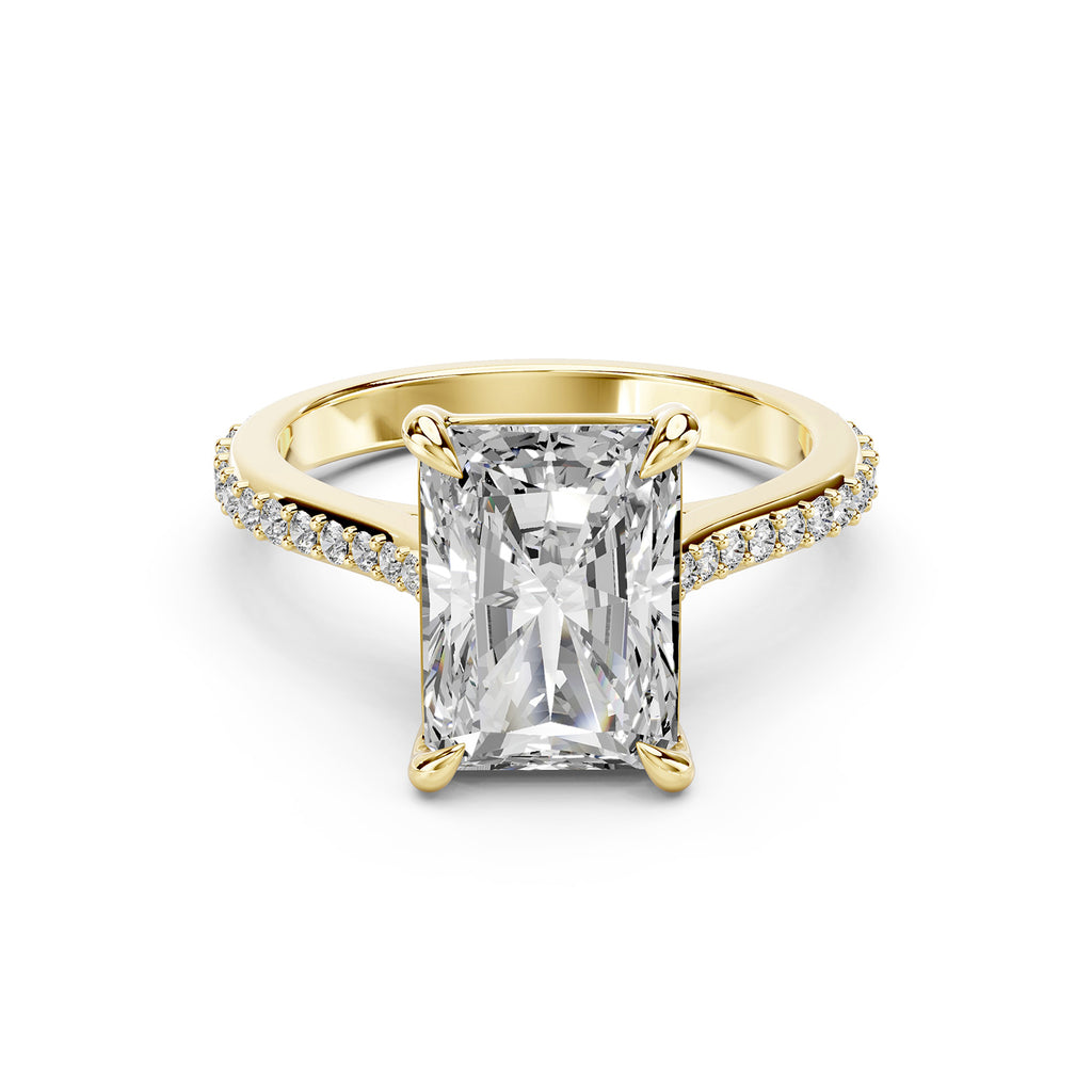 Radiant Cut Lab-Grown Diamond Engagement Ring