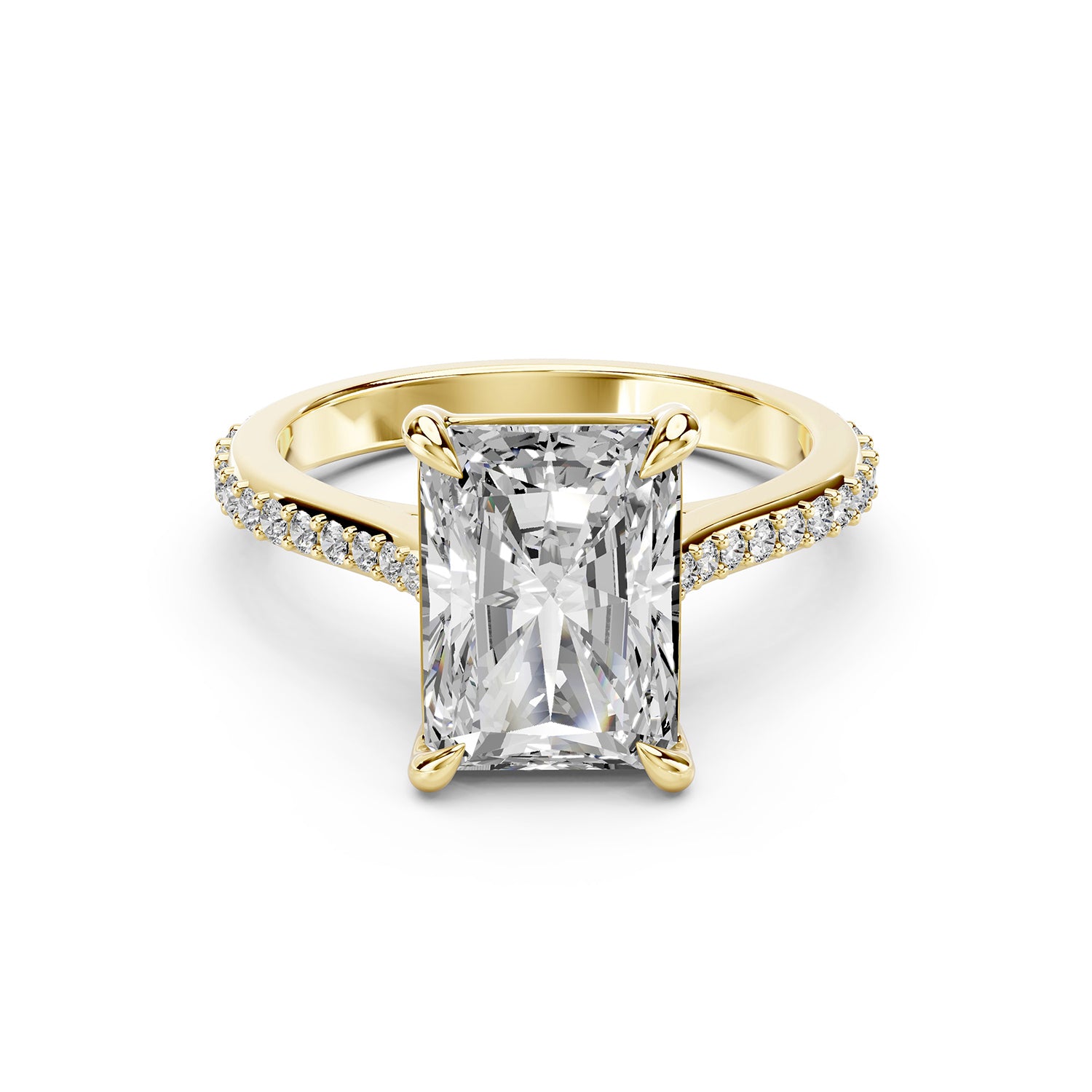 Radiant Cut Lab-Grown Diamond Engagement Ring