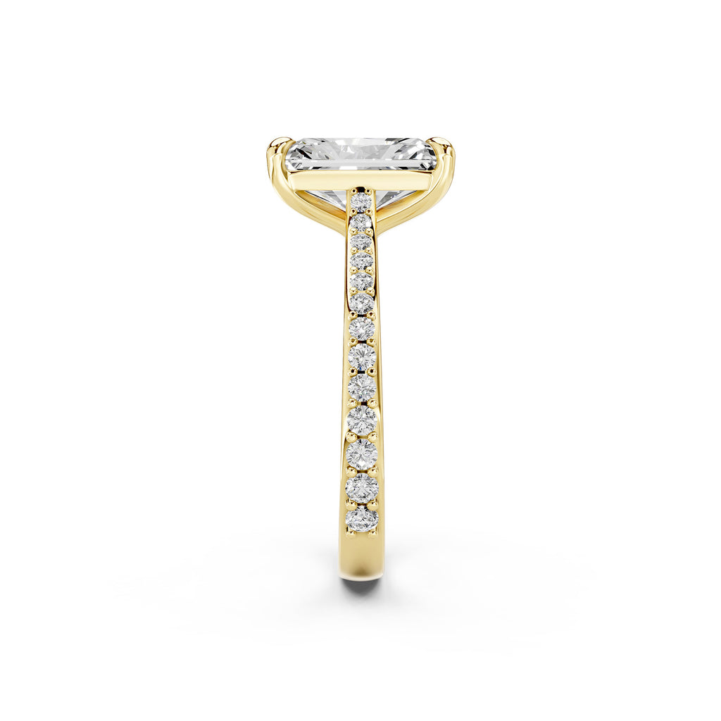 Radiant Cut Lab-Grown Diamond Engagement Ring