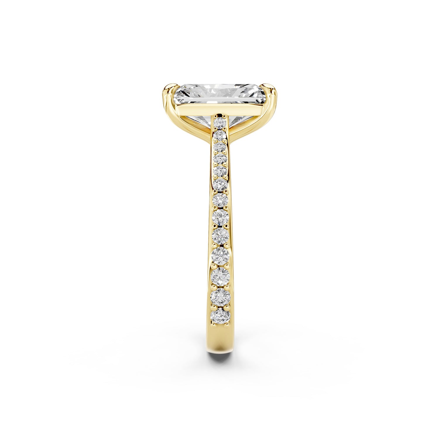Radiant Cut Lab-Grown Diamond Engagement Ring