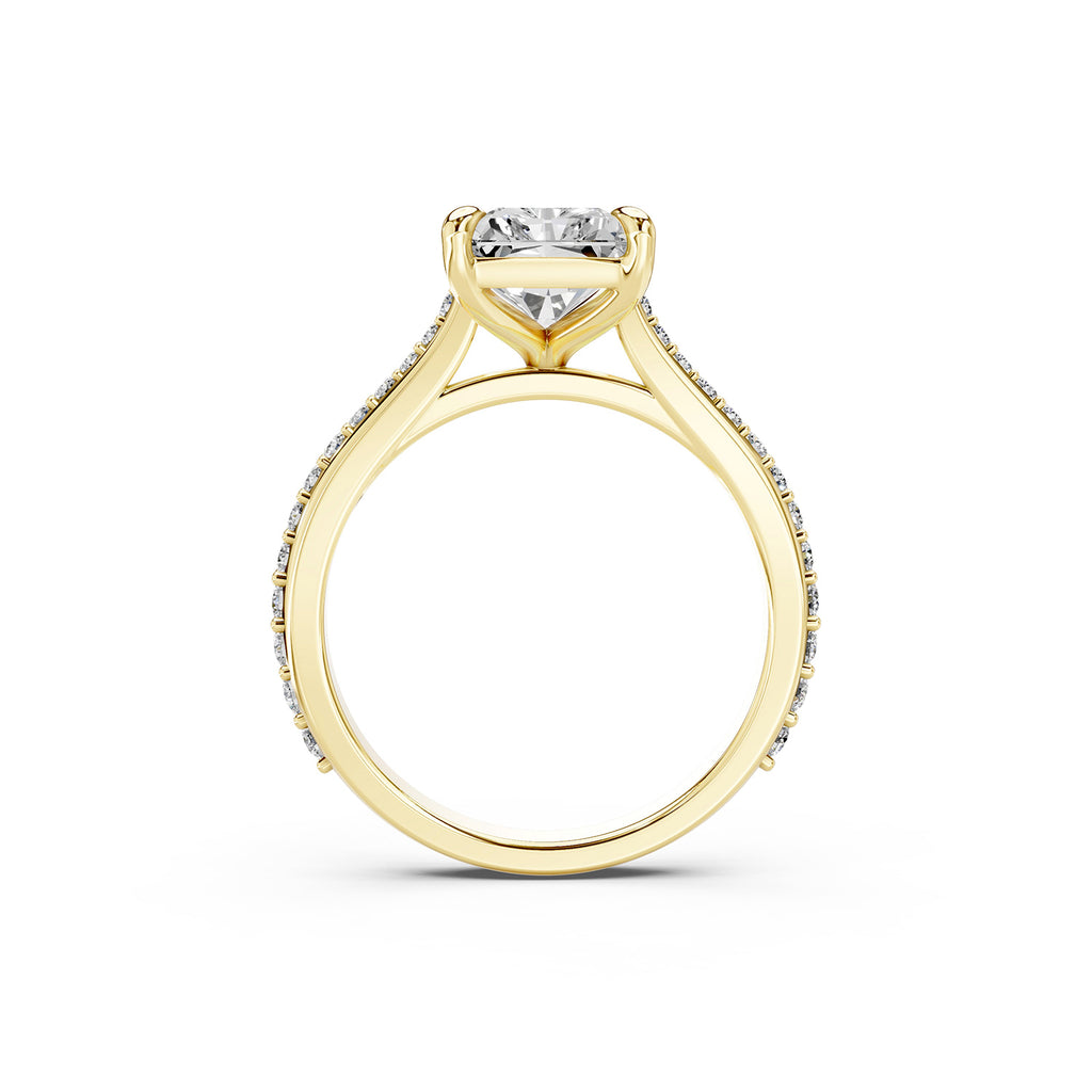Radiant Cut Lab-Grown Diamond Engagement Ring