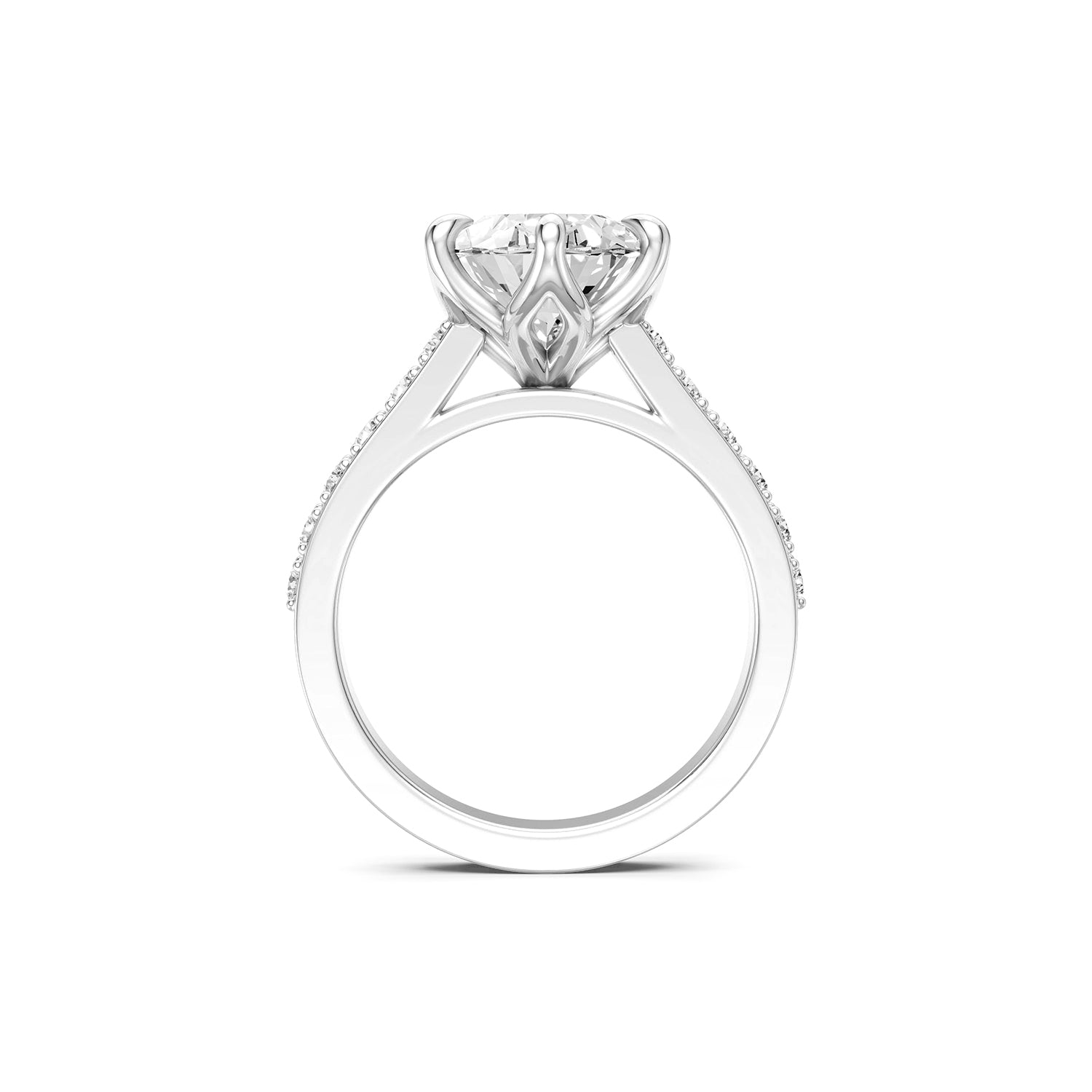 Oval Cut Lab-Grown Diamond Engagement Ring