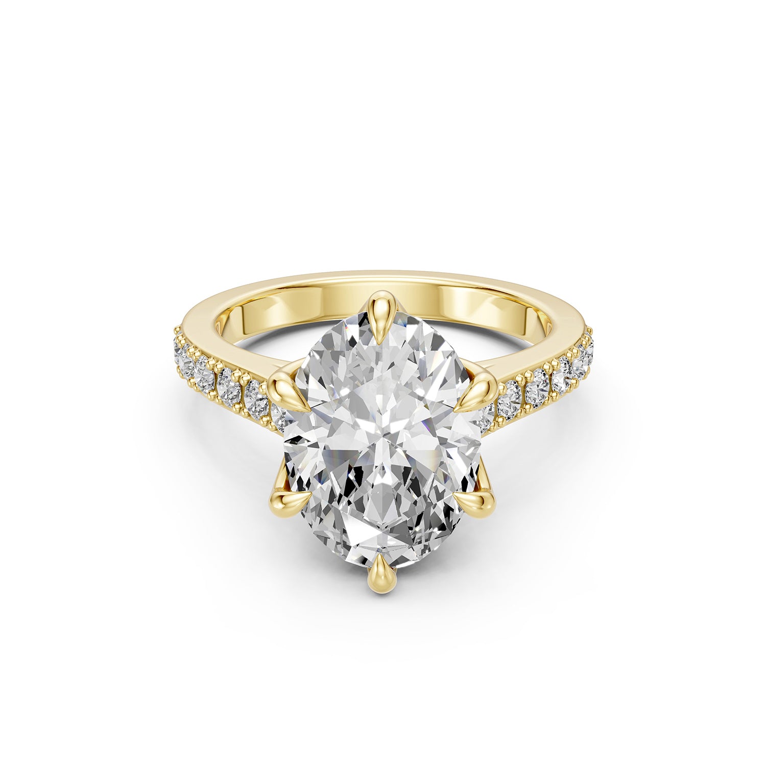 Oval Cut Lab-Grown Diamond Engagement Ring