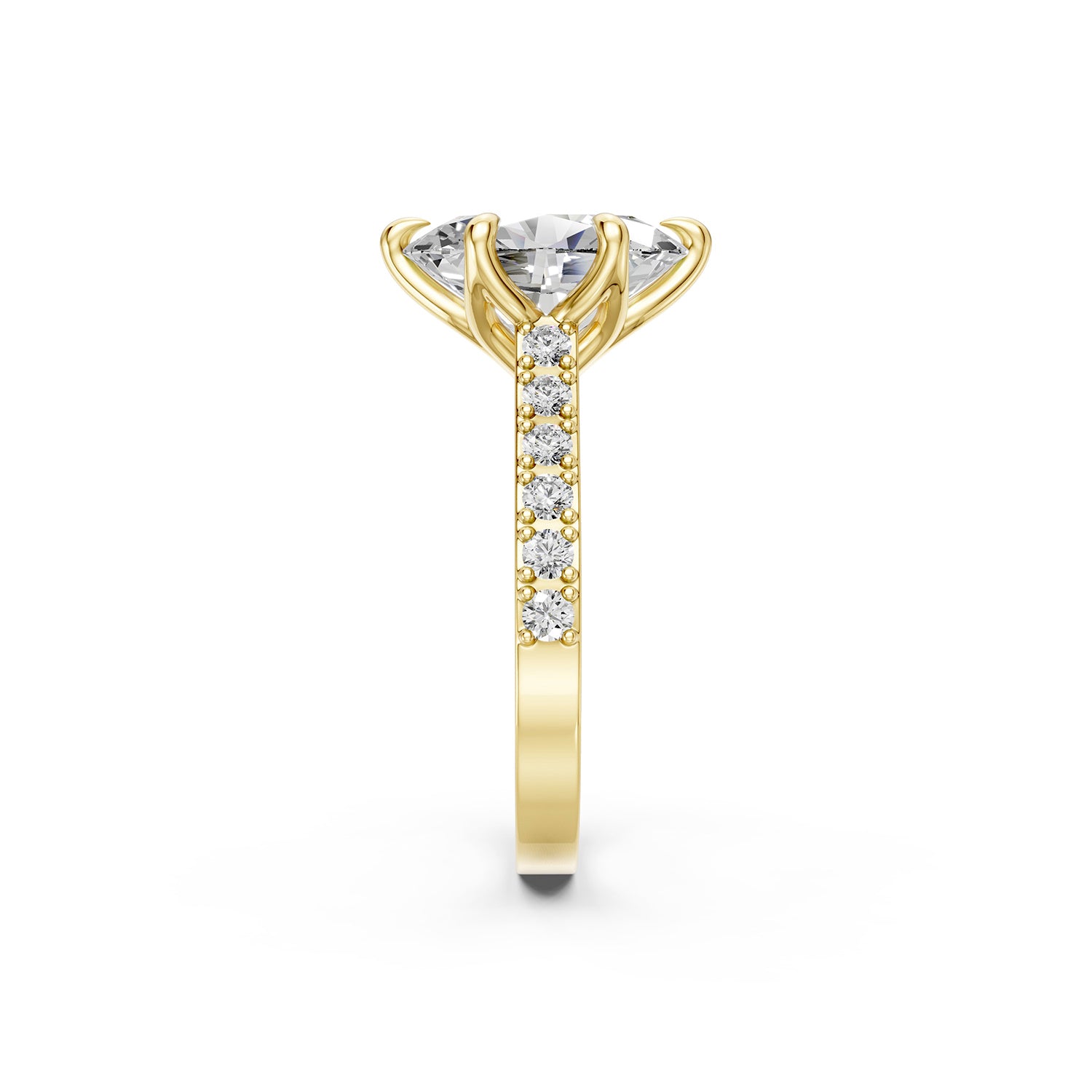 Oval Cut Lab-Grown Diamond Engagement Ring
