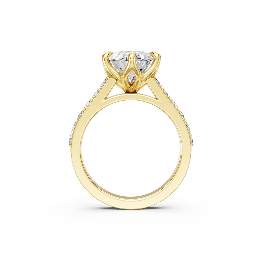 Oval Cut Lab-Grown Diamond Engagement Ring