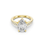 Pear Cut Lab-Grown Diamond Solitaire Ring