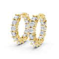 Inside-Out Diamond Hoop Earrings