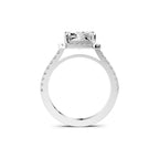 Radiant Cut Lab-Grown Diamond Halo Ring