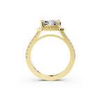 Radiant Cut Lab-Grown Diamond Halo Ring