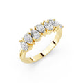 Pear Cut Lab-Grown Diamond Band Ring