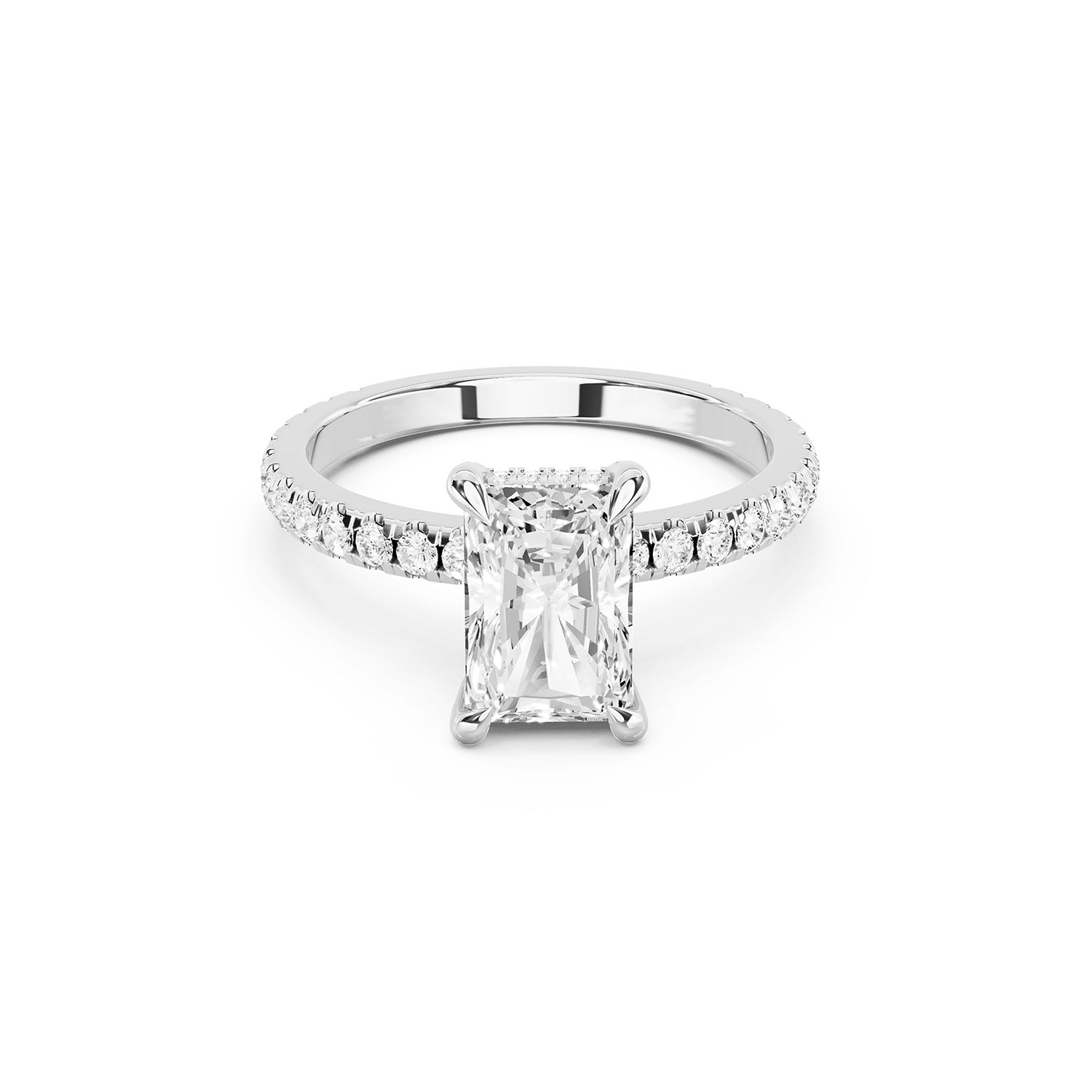 Radiant Cut Lab-Grown Diamond Engagement Ring