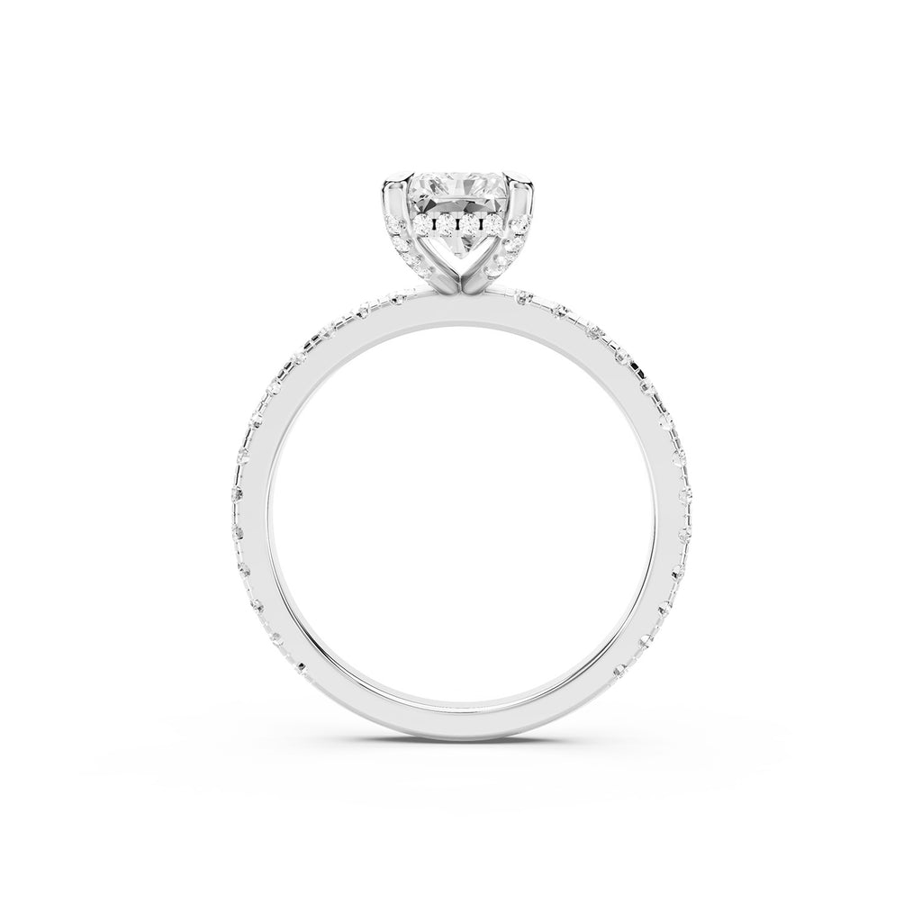 Radiant Cut Lab-Grown Diamond Engagement Ring