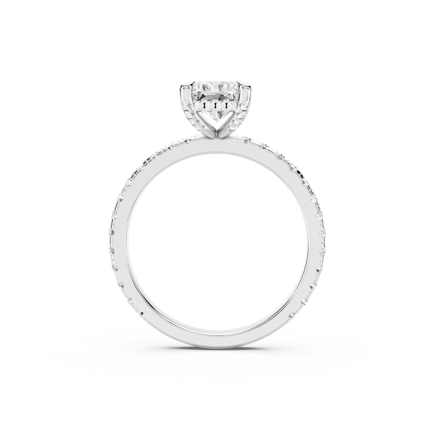 Radiant Cut Lab-Grown Diamond Engagement Ring