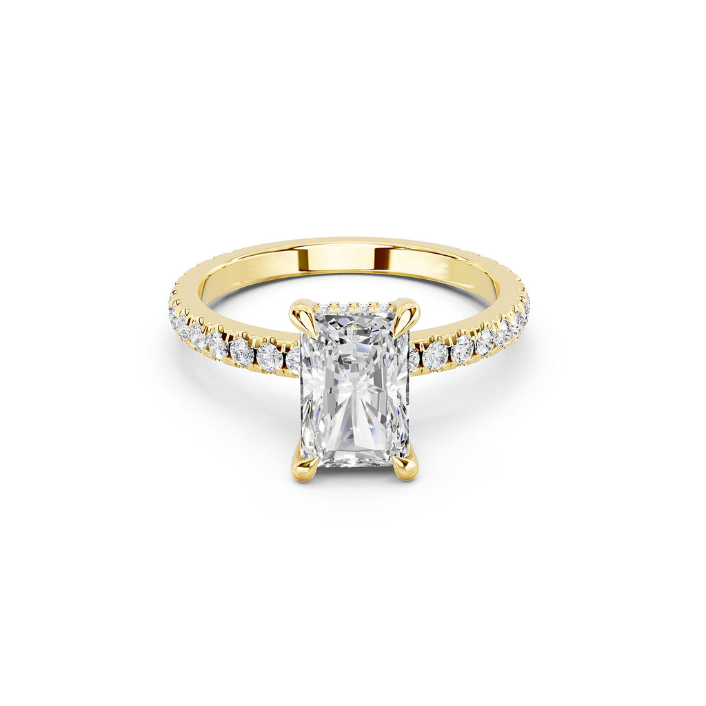 Radiant Cut Lab-Grown Diamond Engagement Ring