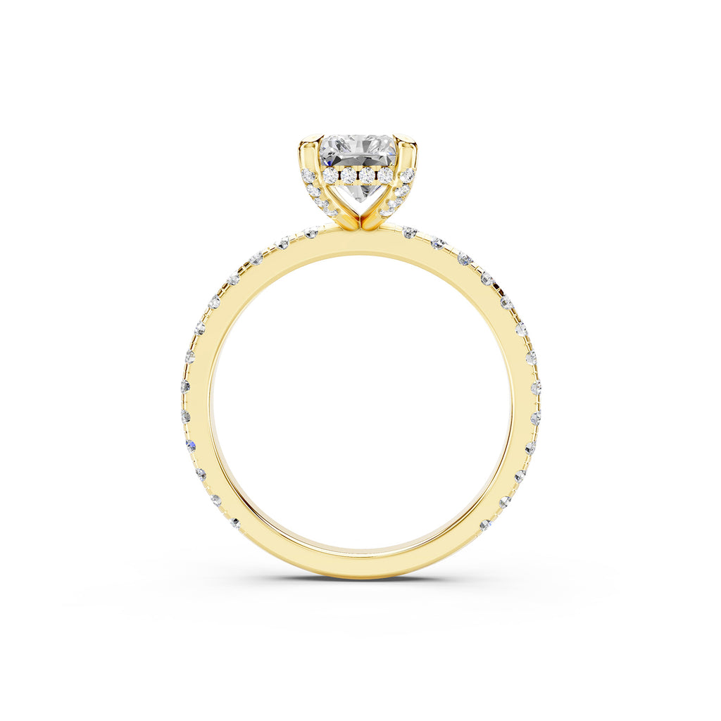 Radiant Cut Lab-Grown Diamond Engagement Ring